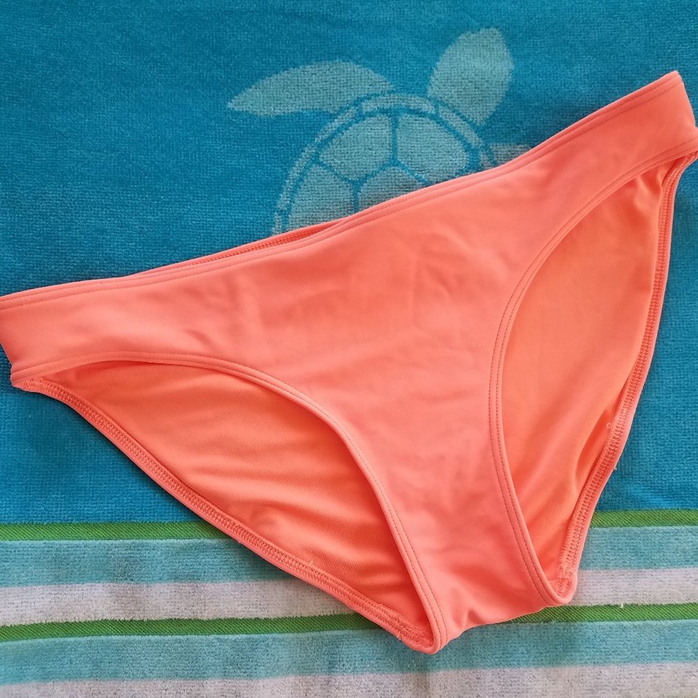 NWOT Aerie Peach/Coral Bikini Bottoms Small